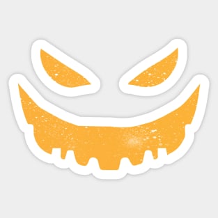 Pumpkin Face Sticker